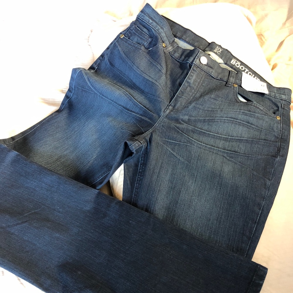 NY&Co Dark Denim Bootcut Jeans